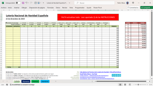 Más información sobre "Calculadora de premios de la Lotería de Navidad española"