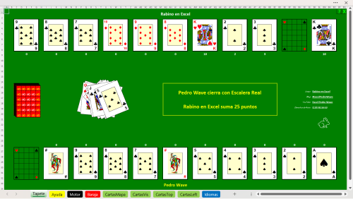 Más información sobre "Un juego del Rabino en Excel"