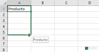 Función autorrellenar Excel