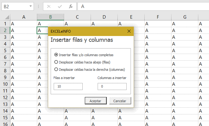 Ahorrar tiempo en Excel 3