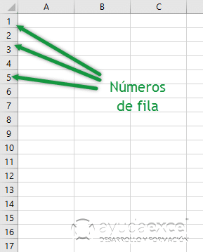 encabezados fila crear números consecutivos en Excel