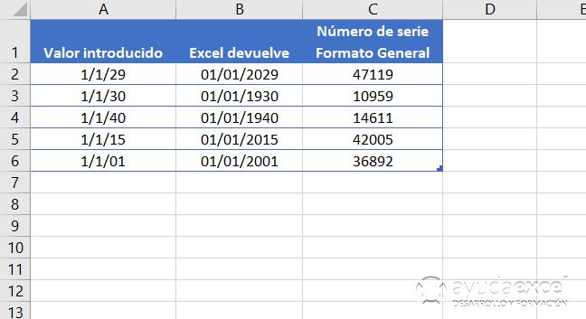 DOS DIGITOS FECHA Y HORA EN EXCEL