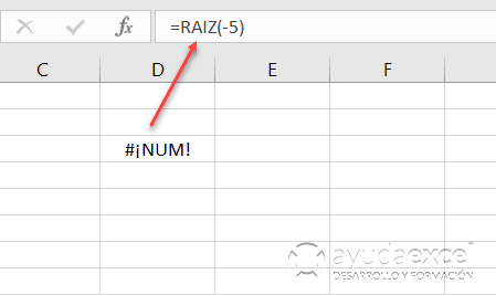 error excel num