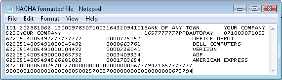 archivo plano de ancho fijo excel