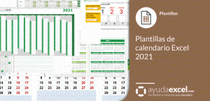 Calendario Excel 2021 plantillas