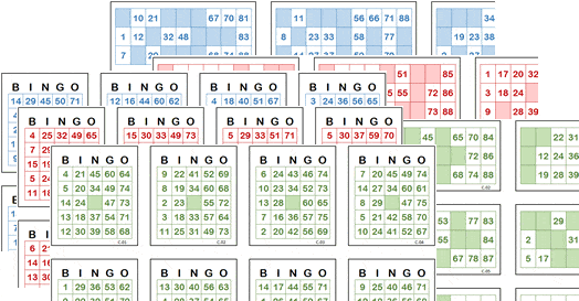 Biblioteca troncal No es suficiente S t Cartones para Bingo 75 y Bingo 90 - Ayuda Excel