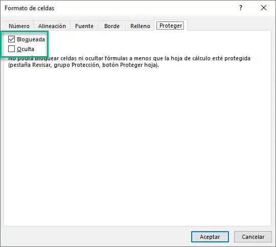 Formato de celdas Excel
