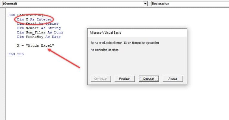 Variables, constantes y tipos de datos en VBA - Ayuda Excel