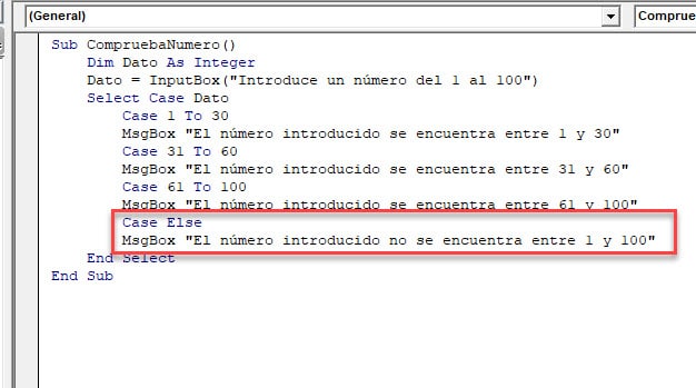 Programando Decisiones Con Select Case En Vba Ayuda Excel 2303