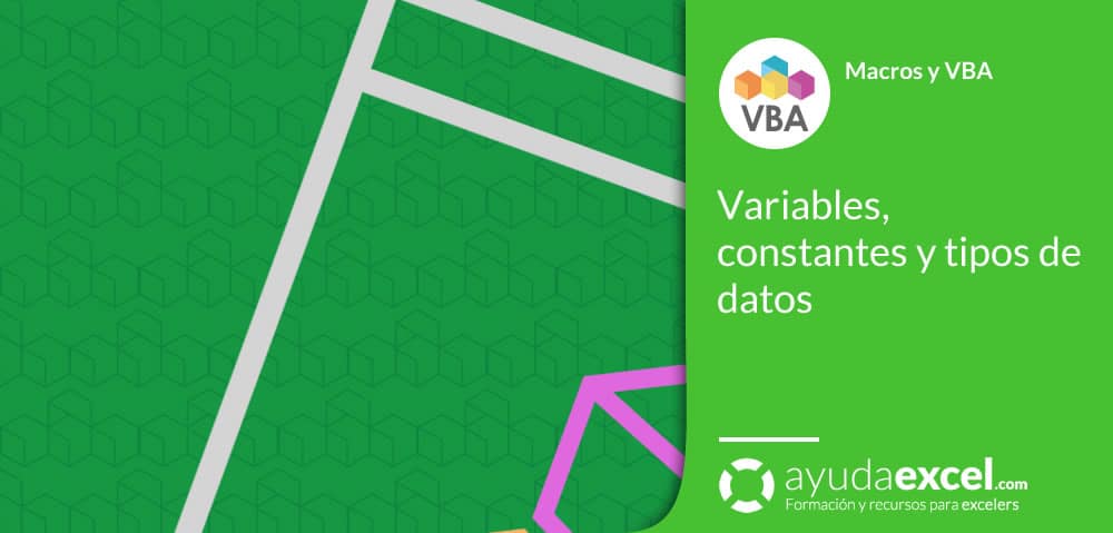 variables, constantes vba