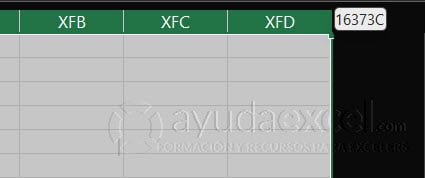 ultima columna hoja excel