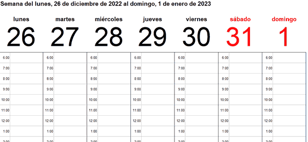 Plantillas De Calendario Excel 2023 Ayuda Excel 5678