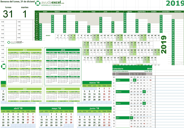 Pack de calendarios perpetuos - Imagen 9