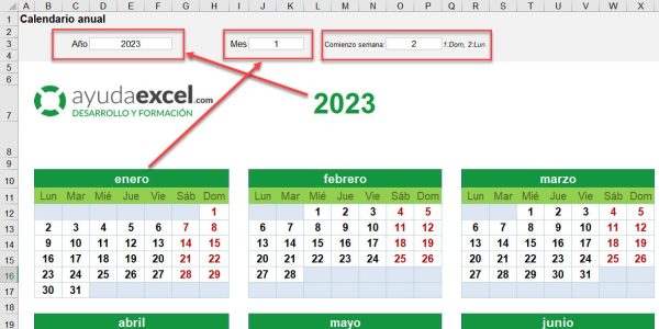 Pack de calendarios perpetuos - Imagen 2